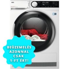   AEG TR938H4CE +5 ÉV Garanciával*, Hőszivattyús szárítógép A+++ Energiaosztály, 8 kg, Zajszint: 64 dB, Inverter motorral