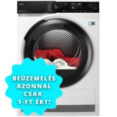   AEG TR939I4CE +5 ÉV Garanciával*, Hőszivattyús szárítógép A++ Energiaosztály, 9 kg, Zajszint: 64 dB, Inverter motorral