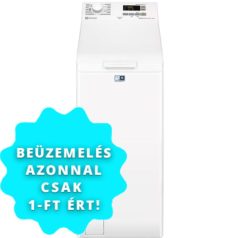   Electrolux EW6TN5061FH Felültöltős mosógép D Energiaosztály, 6 kg, 951 fordulat/perc, Centrifugálási zajszint: 75dB, Inverter motor nélkül, Gőzfunkció nélkül